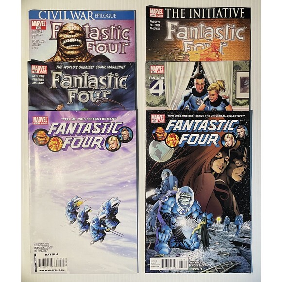 Fantastic Four No.543, 550, 551, 564, 576, 577 (2007-10) Marvel • Comic Book Set - Picture 1 of 16